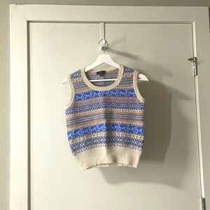 J crew xxs Fair Isel sweater vest